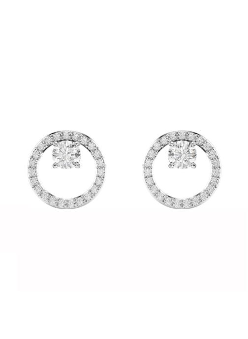 Swarovski Boucles d'oreilles femme argent