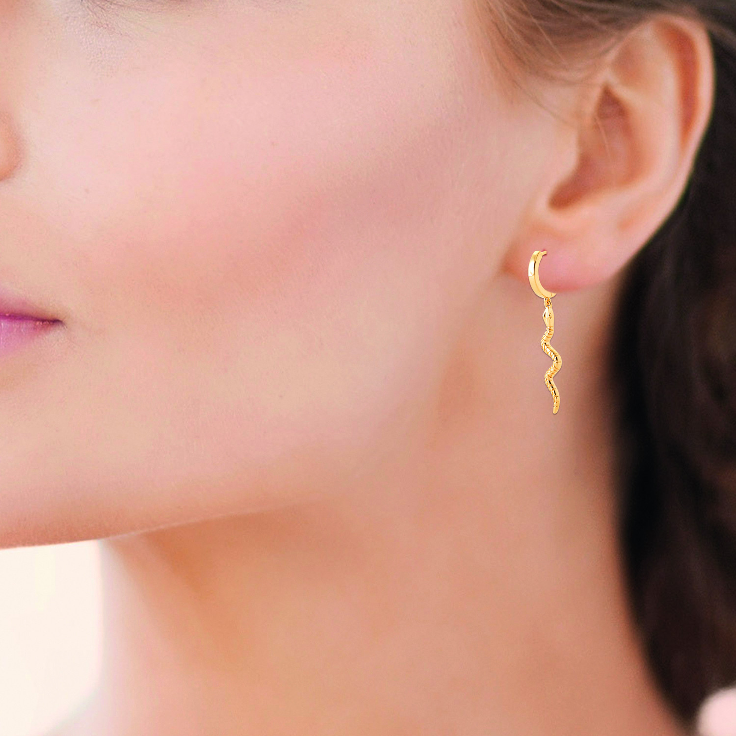 Boucles d'oreilles femme or et bronze Brillaxis Boucles d'oreilles femme or et bronze Or