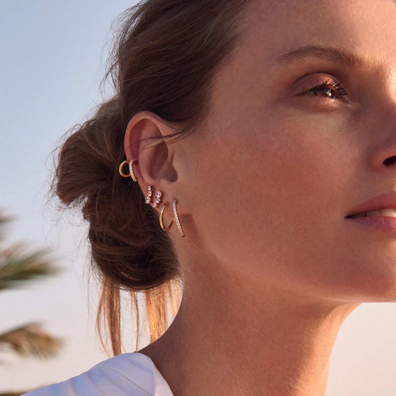 Boucles d'oreilles femme or et bronze Sif Jakobs Boucles d'oreilles femme or et bronze Or