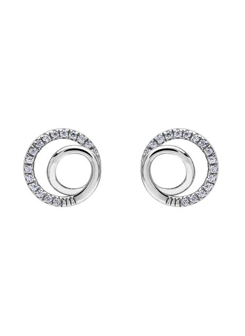 Brillaxis Boucles d'oreilles femme argent