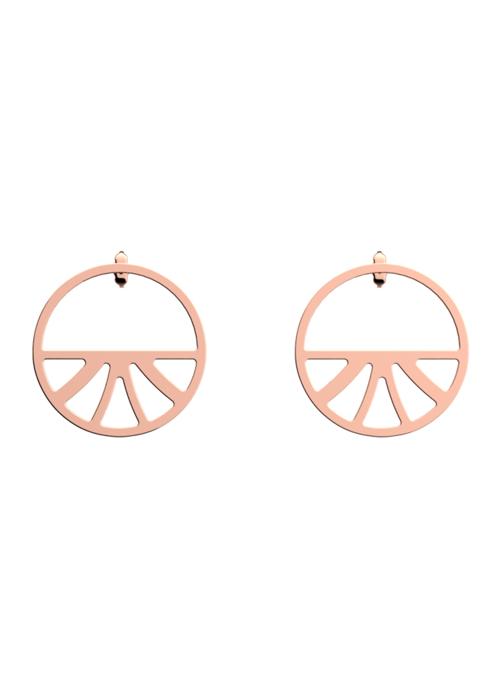 Les Georgettes Boucles d'oreilles femme rose