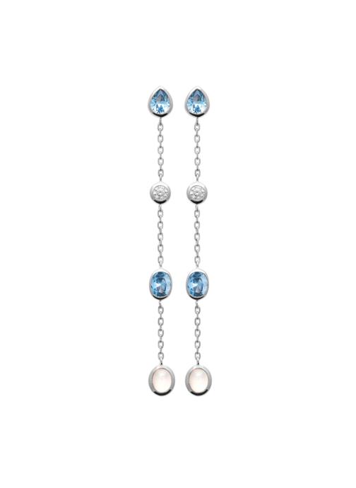 Brillaxis Boucles d'oreilles femme argent