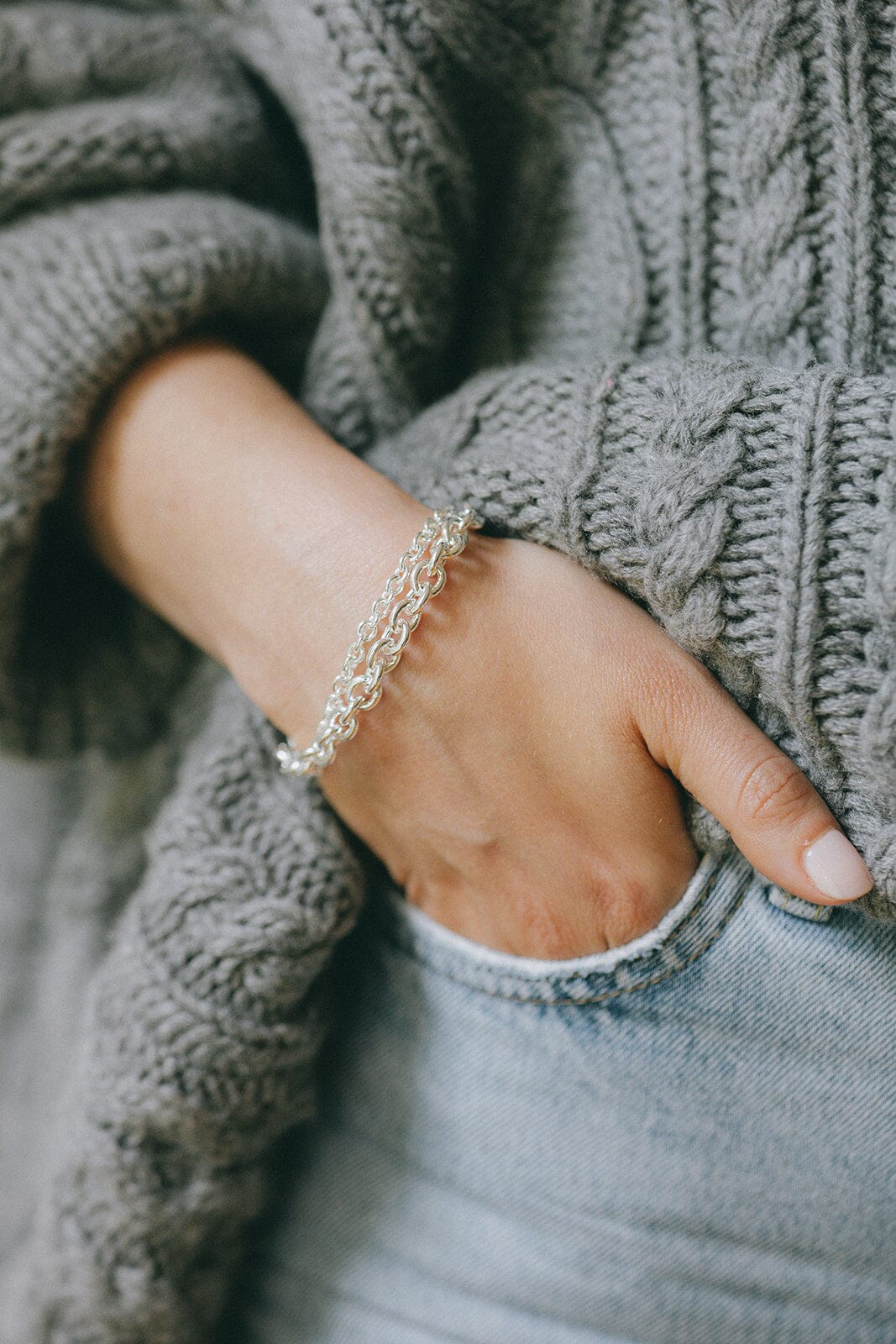 Bracelets femme argent Monsieur Simone Bracelets femme argent Argent