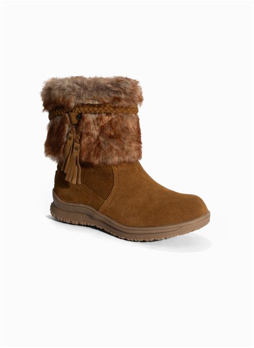 Minnetonka Bottes EVERETT femme marron