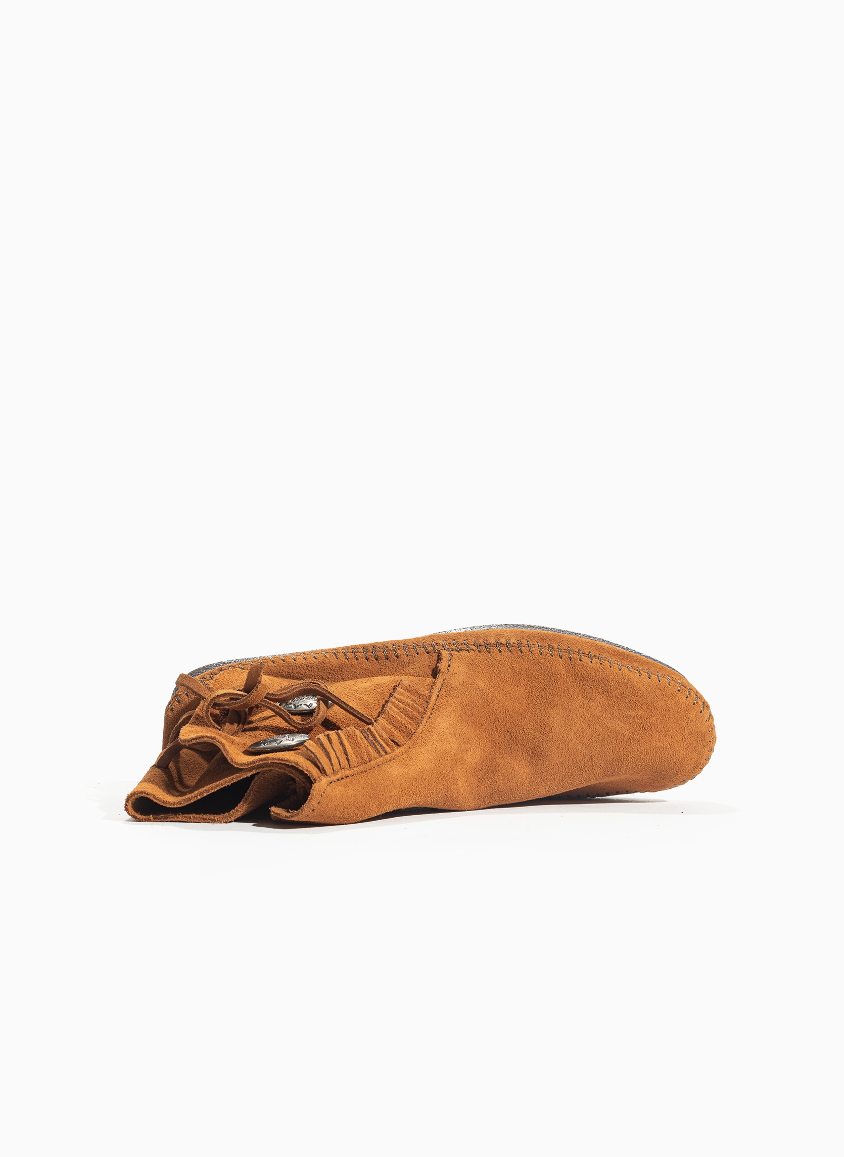 Bottines et boots en daim TWO BUTTON HARDSOLE homme marron Minnetonka Bottines et boots en daim TWO BUTTON HARDSOLE homme marron Marron
