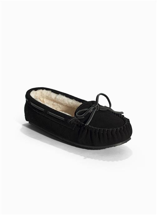 Minnetonka Mocassins CALLY femme noir