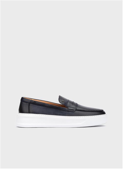 Martinelli Mocassins SULLIVAN homme bleu
