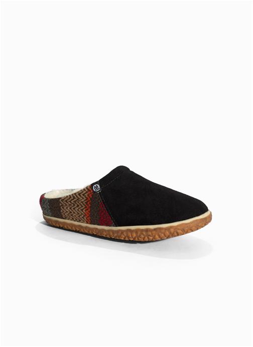 Minnetonka Chaussons TAHOE femme noir