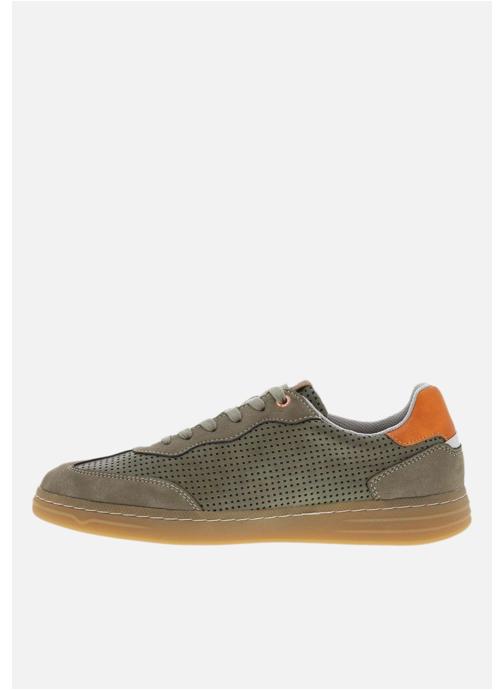 Mustang shoes Baskets basses Tennis talon plat homme - Vert homme vert