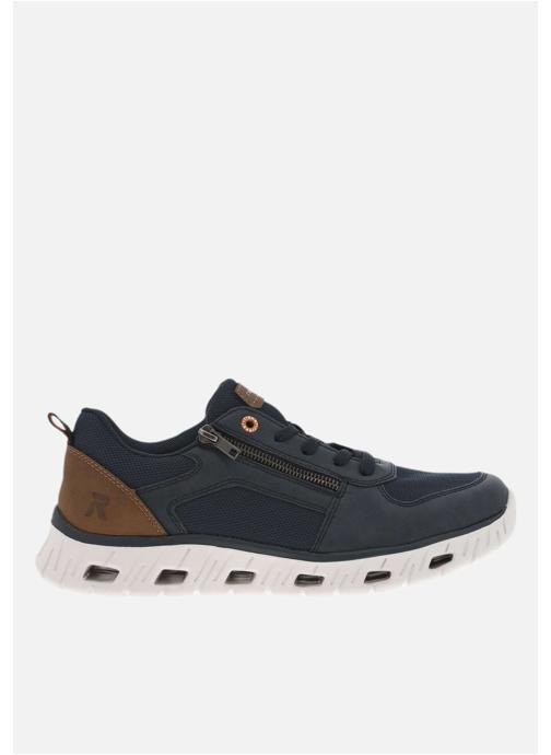 Rieker Baskets basses Sneakers à semelle ajourée avec empiècements - 25270CHPE25 Bleu homme bleu