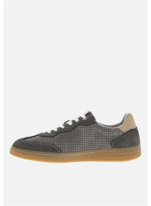 Mustang shoes Baskets basses Tennis talon plat homme - Gris homme gris