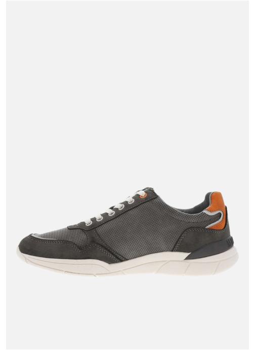 Mustang shoes Baskets basses Sneakers talon plat homme - Gris homme gris