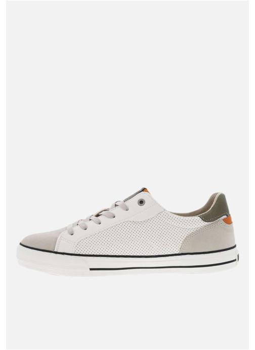 Mustang shoes Baskets basses Tennis talon plat homme - Beige homme beige
