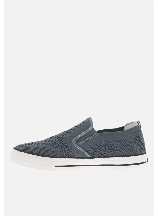 Mustang shoes Baskets basses Sneakers talon plat homme - Gris homme gris