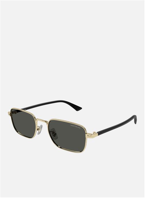 Mont Blanc Lunettes de soleil homme or et bronze