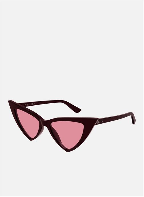 Alexander McQueen Lunettes de soleil femme rouge
