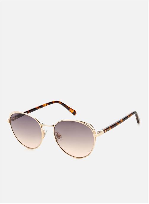 Fossil Lunettes de soleil femme or et bronze