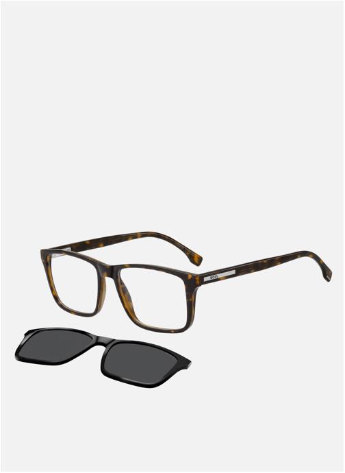 BOSS Lunettes de soleil homme marron