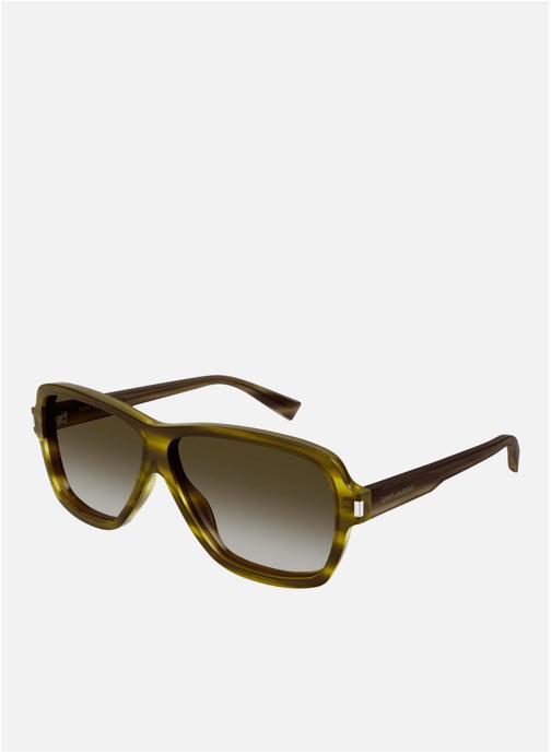 Saint Laurent Lunettes de soleil homme vert