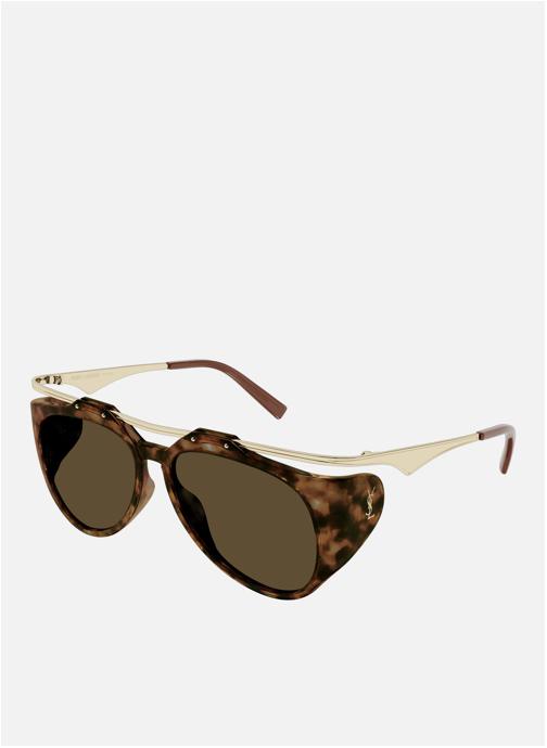 Saint Laurent Lunettes de soleil femme marron