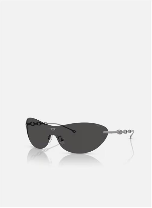 Diesel Lunettes de soleil homme argent