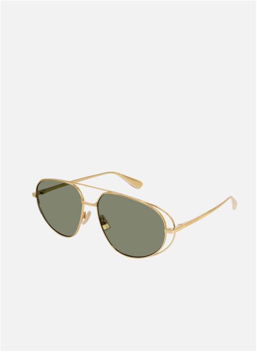 Bottega Veneta Lunettes de soleil homme or et bronze