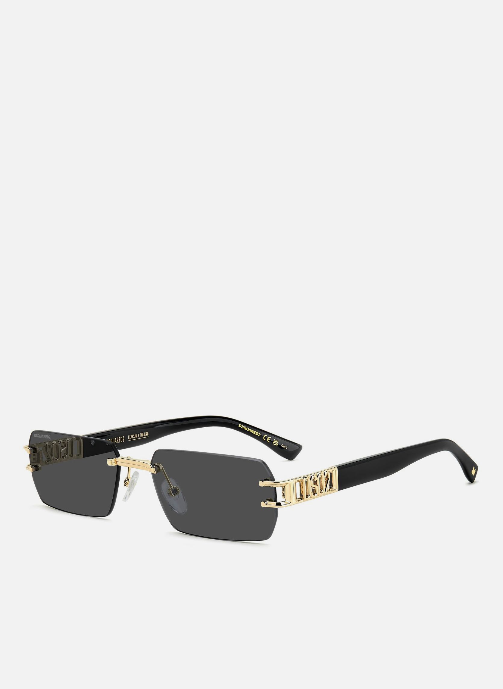 Lunettes de soleil homme or et bronze Dsquared2 Lunettes de soleil homme or et bronze Or