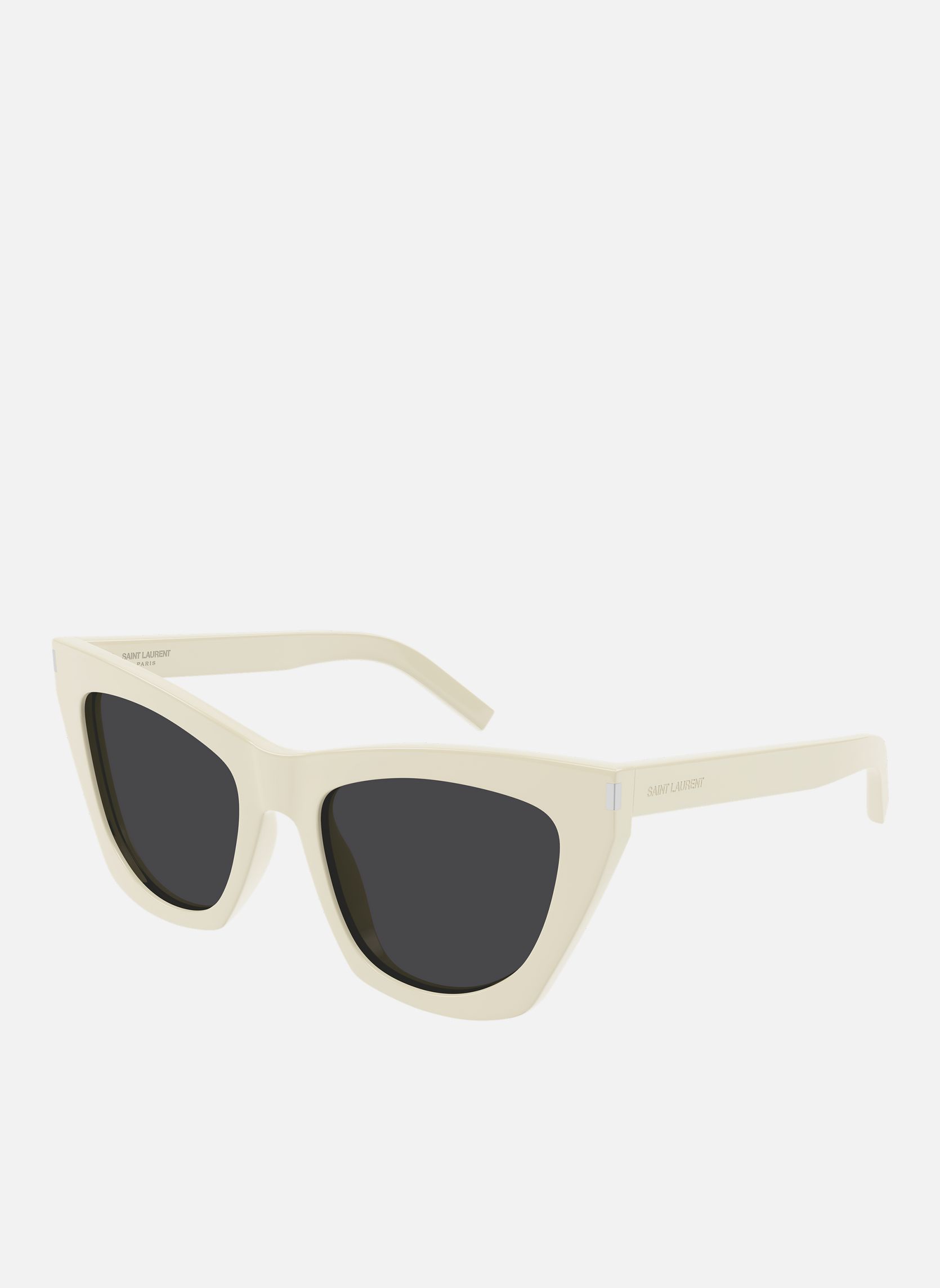 Lunettes de soleil femme blanc Saint Laurent Lunettes de soleil femme blanc Blanc