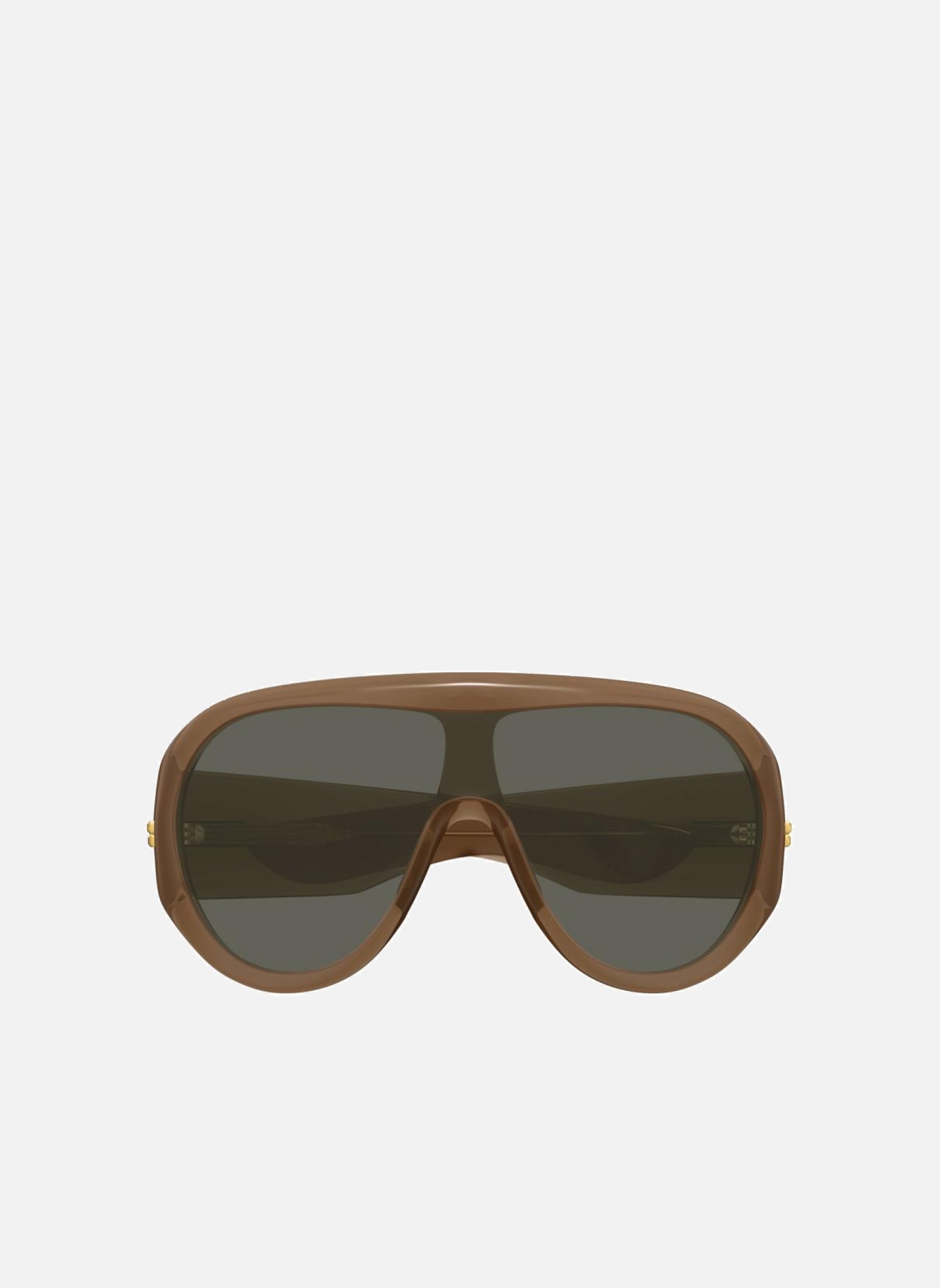 Lunettes de soleil homme marron Bottega Veneta Lunettes de soleil homme marron Marron