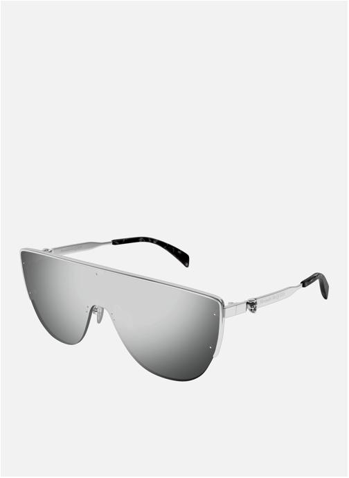 Alexander McQueen Lunettes de soleil homme argent