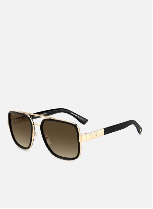 Dsquared2 Lunettes de soleil homme or et bronze