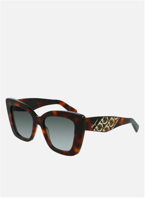 Salvatore Ferragamo Lunettes de soleil femme marron