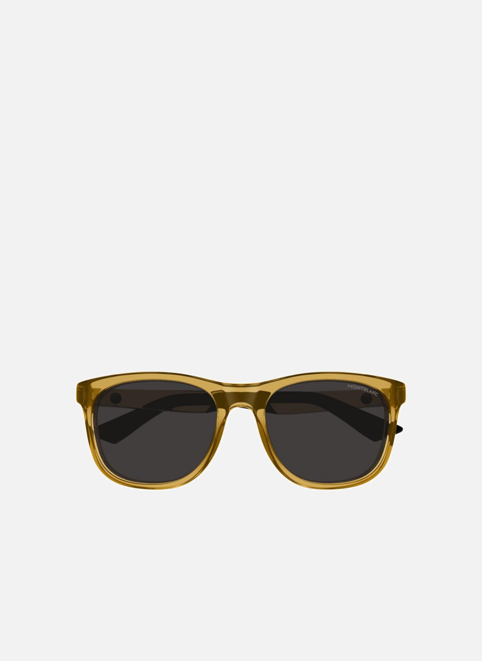 Lunettes de soleil homme jaune Mont Blanc Lunettes de soleil homme jaune Jaune