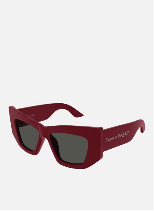 Alexander McQueen Lunettes de soleil femme rouge