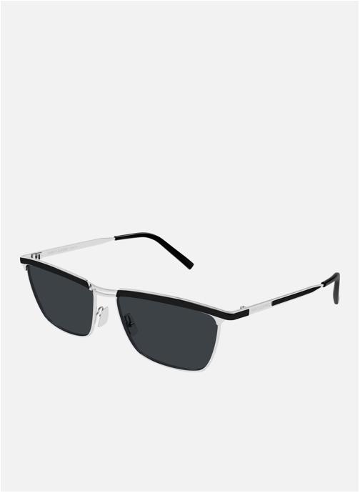 Saint Laurent Lunettes de soleil homme argent