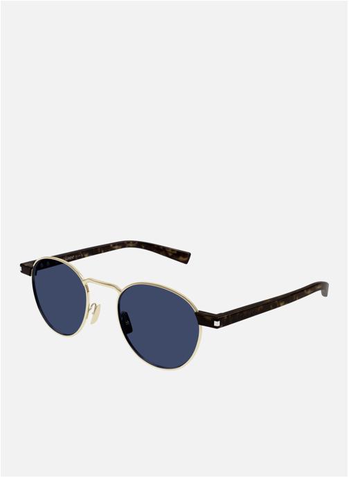 Saint Laurent Lunettes de soleil homme or et bronze