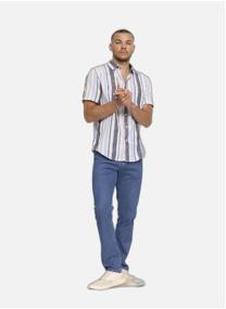 Jeans droit 12587-Homme homme bleu