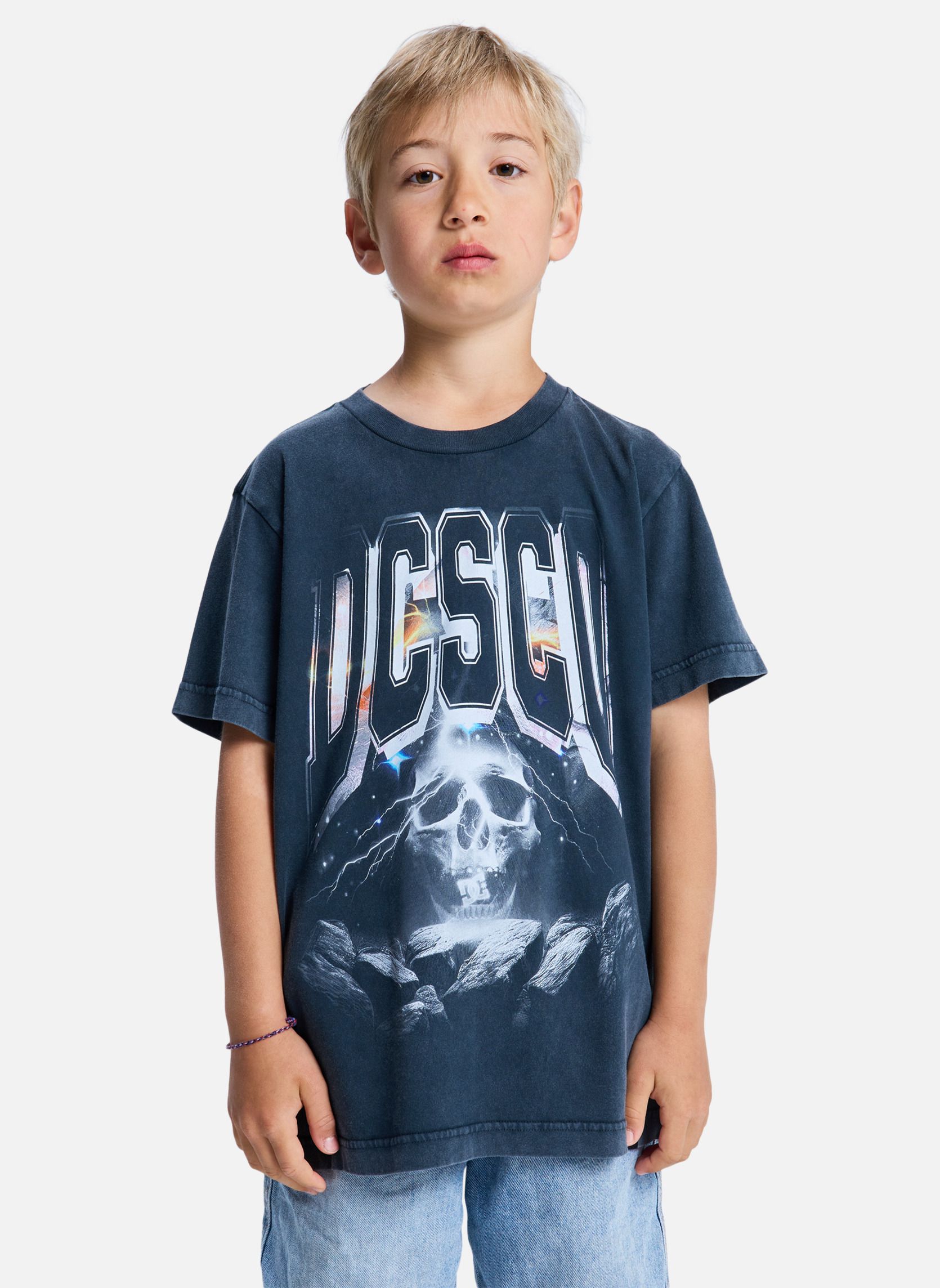 Tee-shirts Skull Storm garçon noir DC Shoes Tee-shirts Skull Storm garçon noir Noir