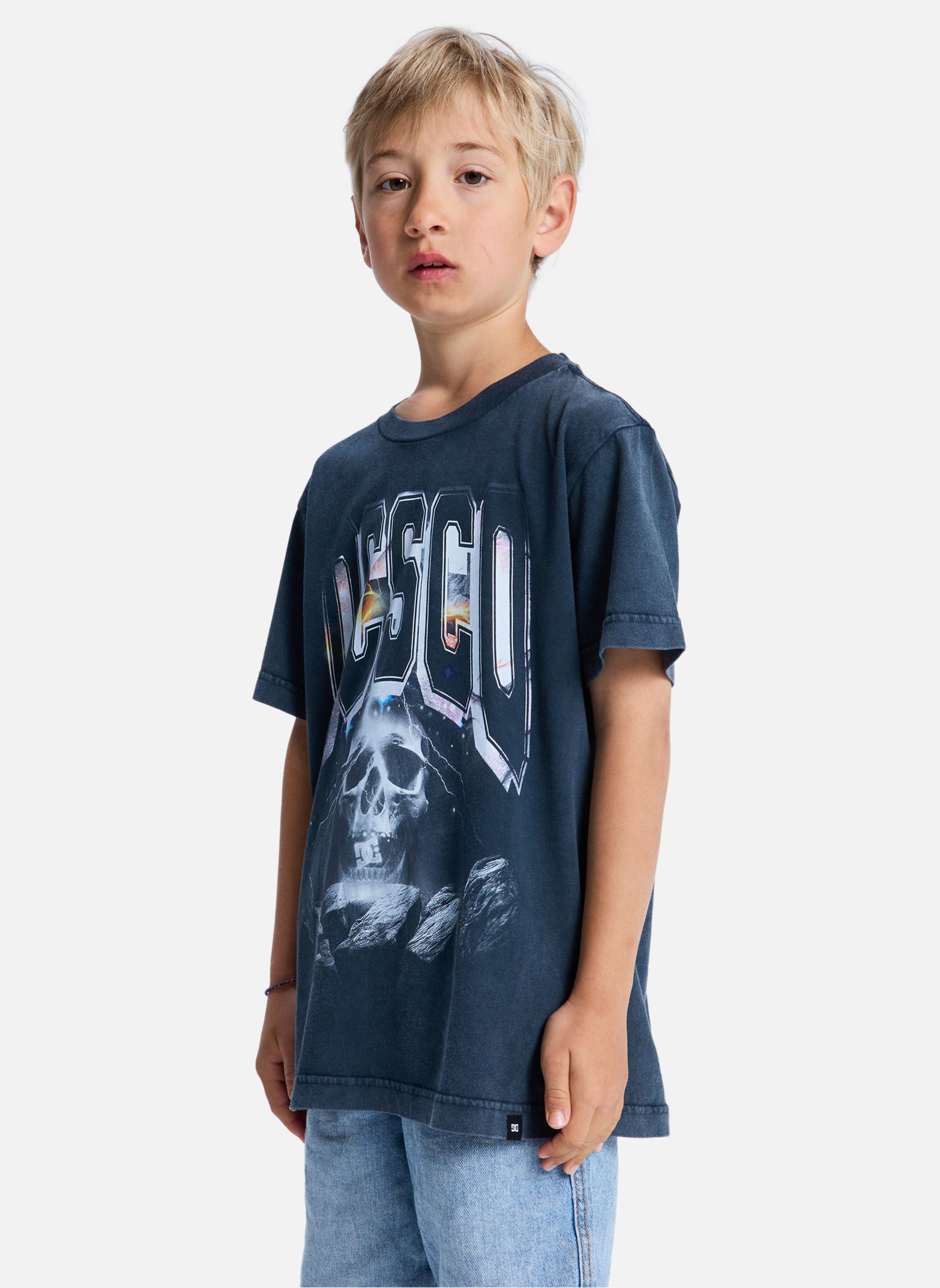 Tee-shirts Skull Storm garçon noir DC Shoes Tee-shirts Skull Storm garçon noir Noir