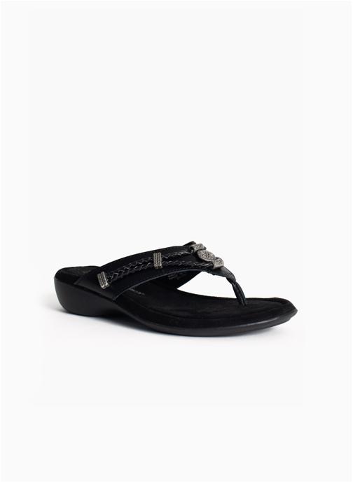 Minnetonka Tongs noir