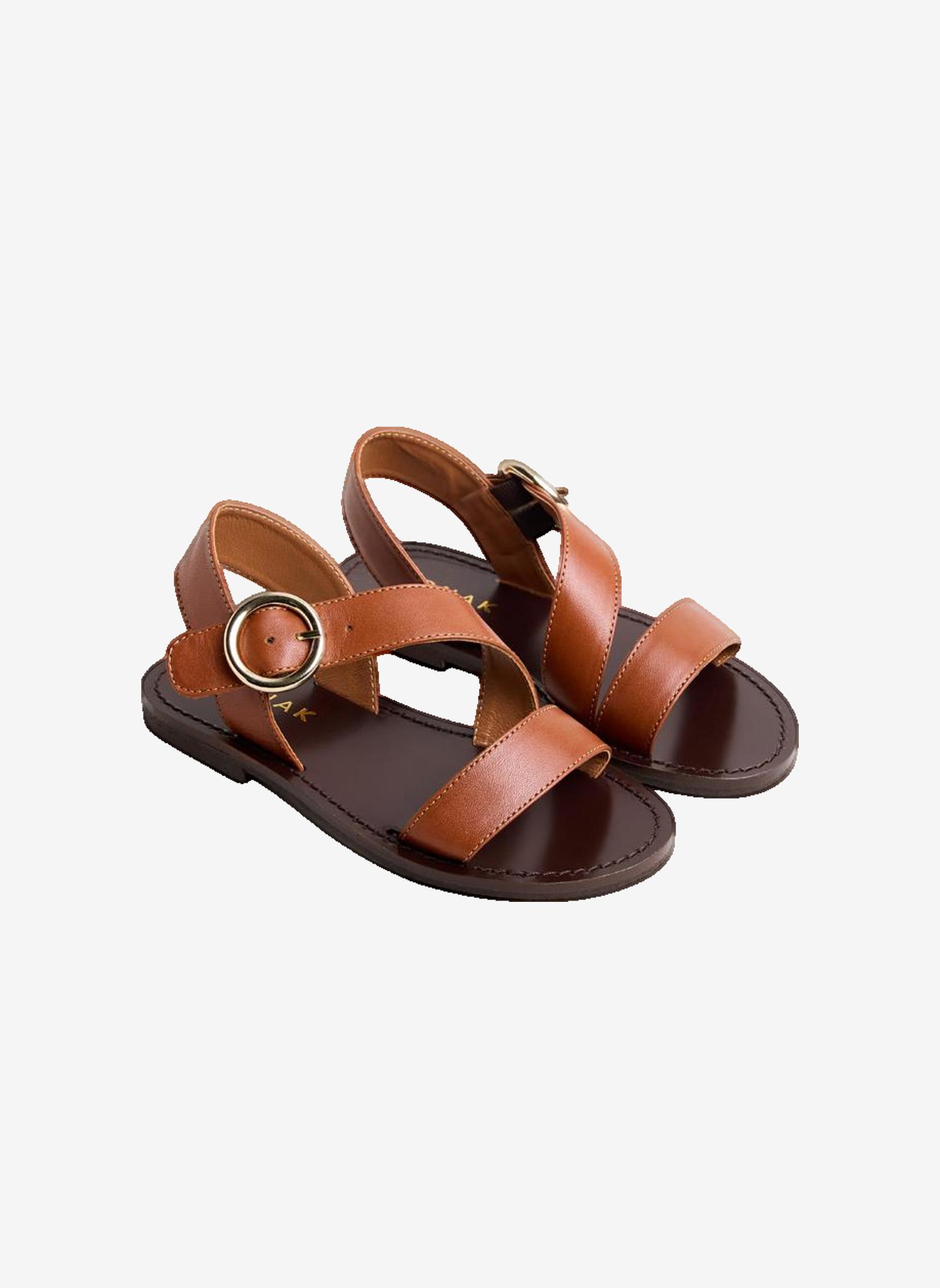 Sandales 225-mini-welbi-cuir-e26-cognac femme marron Jonak Sandales 225-mini-welbi-cuir-e26-cognac femme marron Cognac