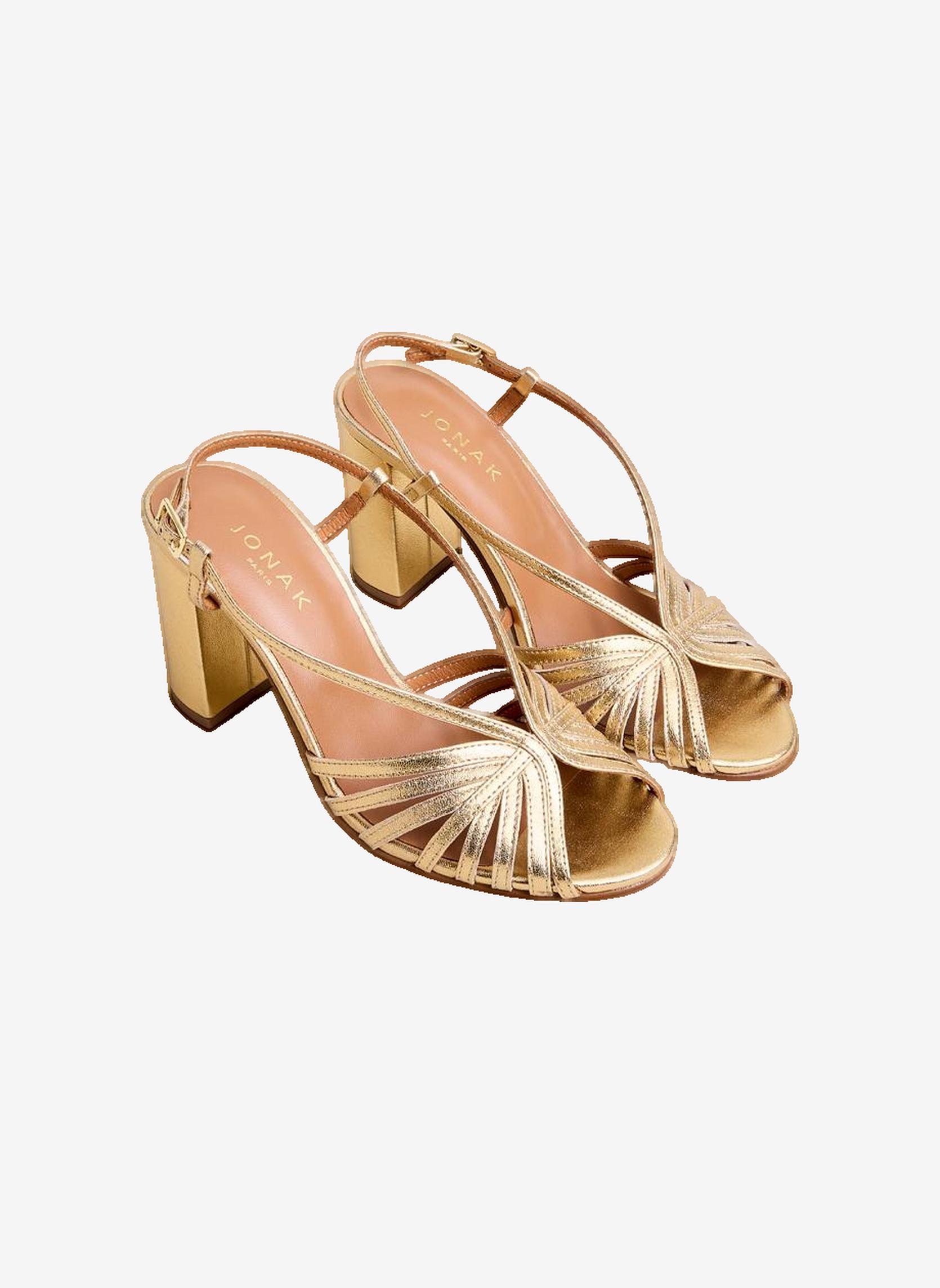 Sandales DECEMBRE femme or et bronze Jonak Sandales DECEMBRE femme or et bronze Or