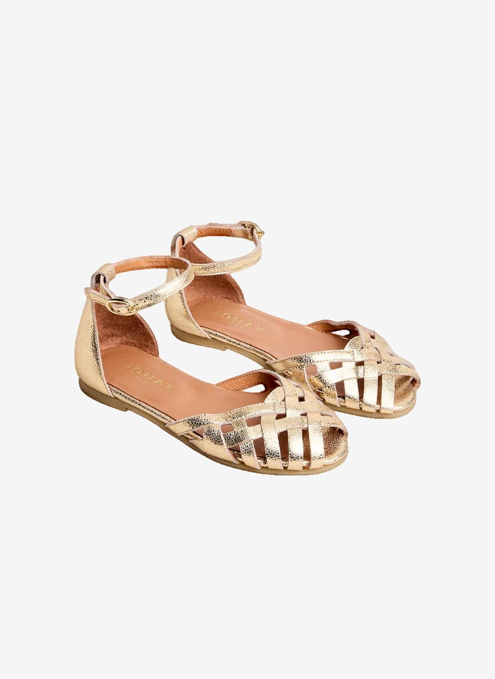 Sandales Capsule mini femme or et bronze Jonak Sandales Capsule mini femme or et bronze Or