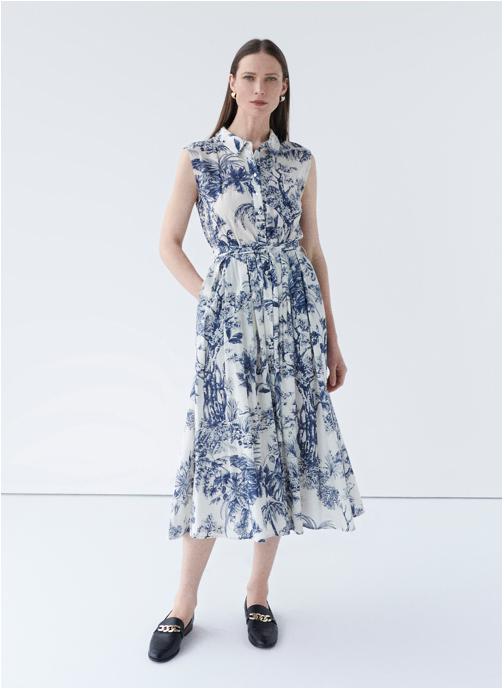 Caroll Robes 241R-RBETTY femme bleu