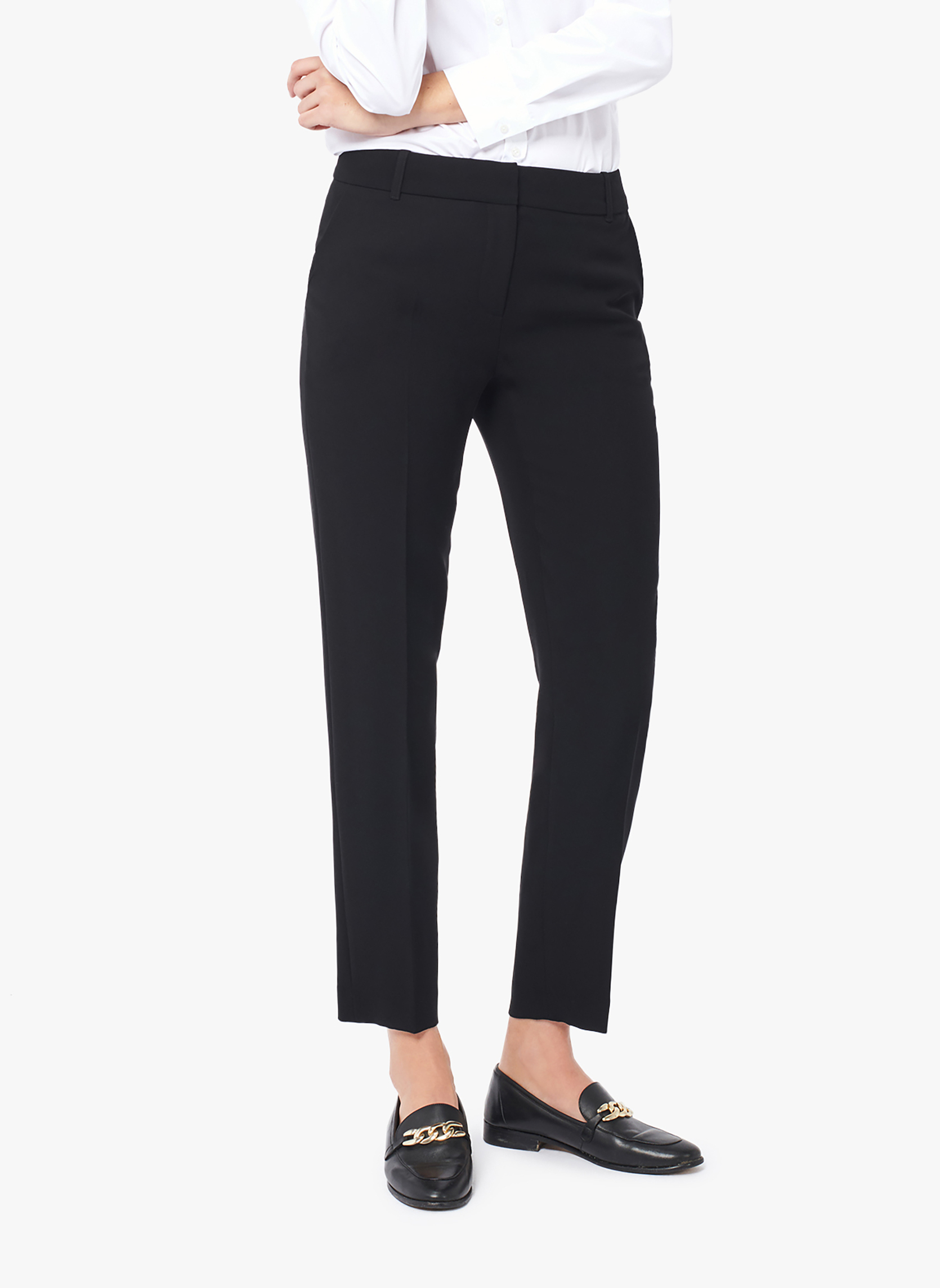 Pantalons droit 232P-PGAUTIER femme noir Caroll Pantalons droit 232P-PGAUTIER femme noir Noir