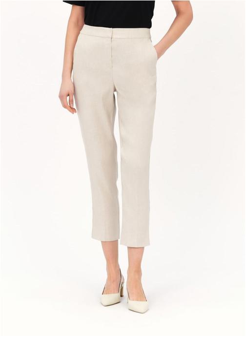 Caroll Pantalons droit 241P-PALLAN femme beige
