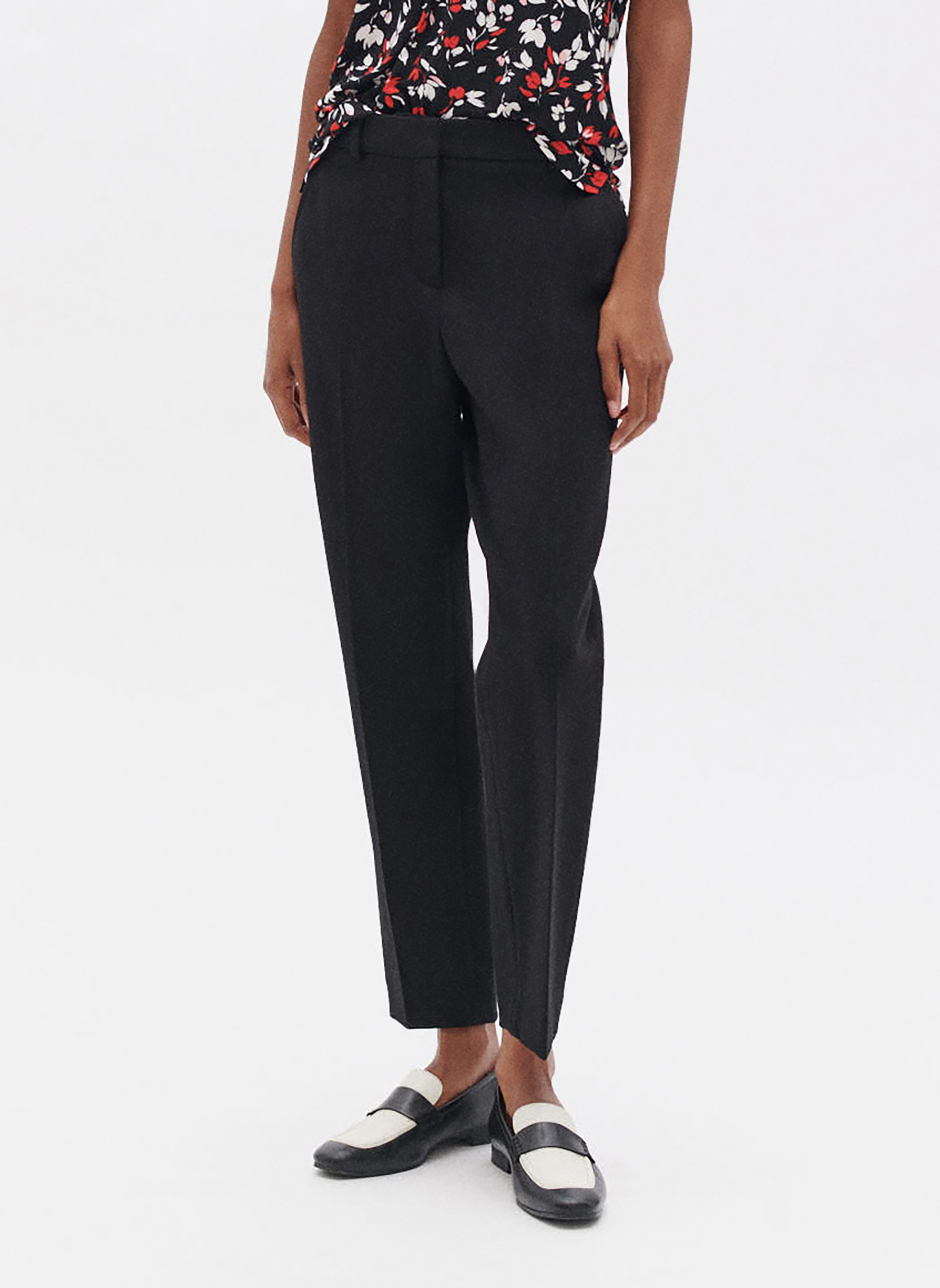 Pantalons droit 232P-PSIDIKO6 femme noir Caroll Pantalons droit 232P-PSIDIKO6 femme noir Noir