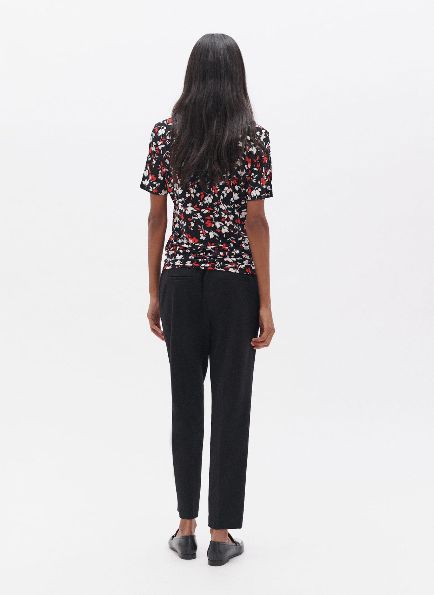 Pantalons droit 232P-PSIDIKO6 femme noir Caroll Pantalons droit 232P-PSIDIKO6 femme noir Noir
