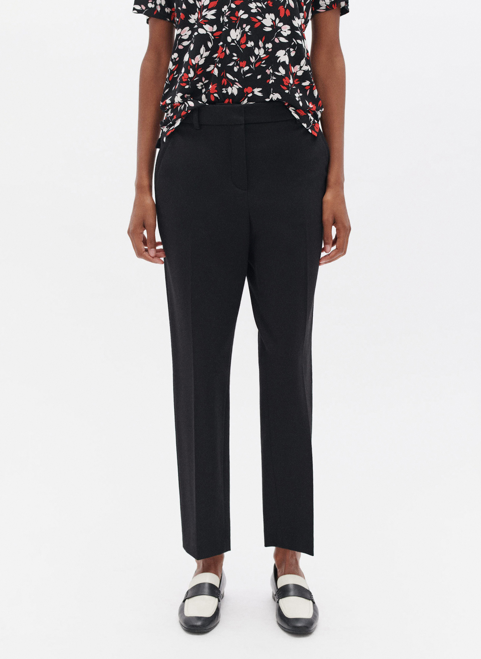 Pantalons droit 232P-PSIDIKO6 femme noir Caroll Pantalons droit 232P-PSIDIKO6 femme noir Noir