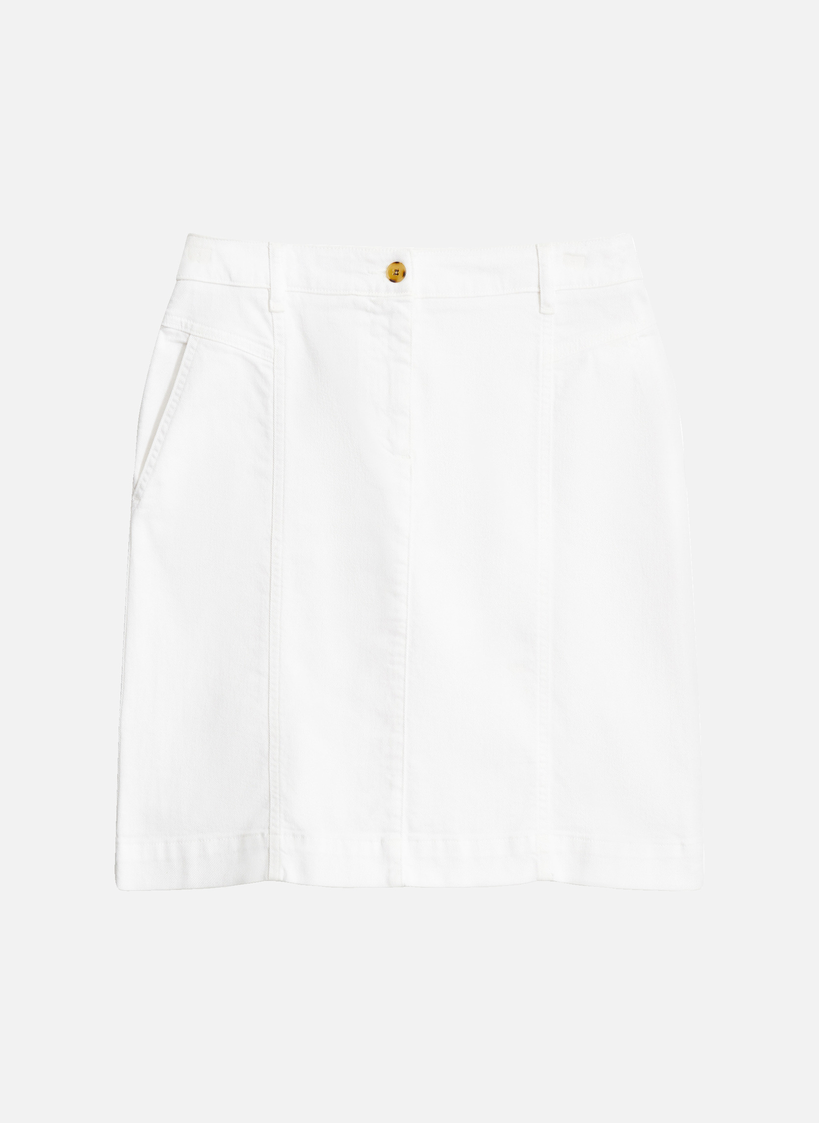 Jupes mi-longues KK002-LAZUNAB femme blanc Caroll Jupes mi-longues KK002-LAZUNAB femme blanc Blanc